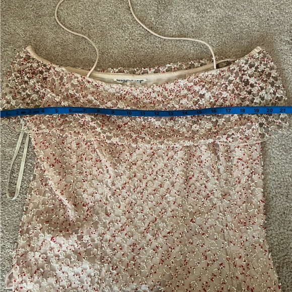 00s vintage beaded off-shoulder top - Picture 4 of 7